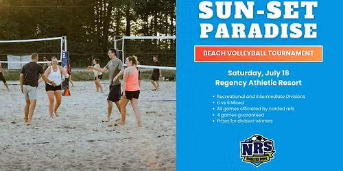 Sun-Set Paradise Beach Volleyball Tournament 2026 @ Regency