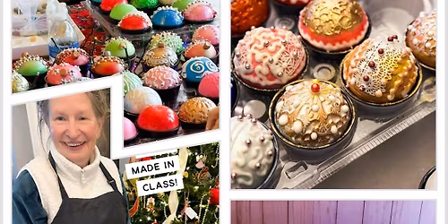 Christmas Bulb Cupcakes