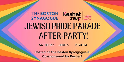 Jewish Pride Parade After-Party 2026