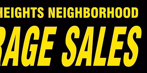 2026 Texas Heights Neighborhood Garage Sales