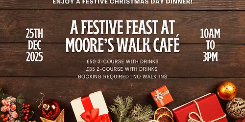 A Festive Feast on Christmas Day at Moore's Walk Cafe