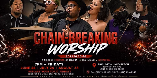RED Lounge Experience - WAR ROOM Series "Chain-Breaking Worship"