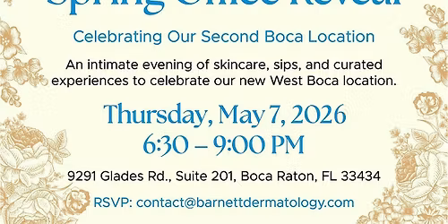 Barnett Dermatology Spring Office Reveal