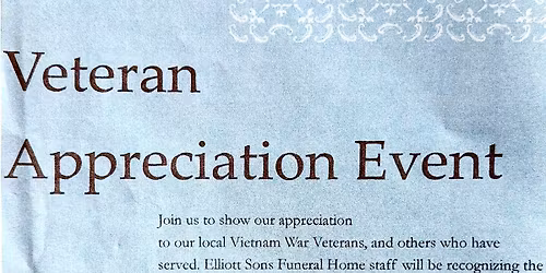 Veteran Appreciation Event