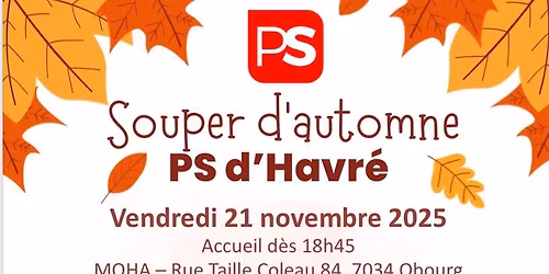 Souper d\u2019automne du PS d\u2019havr\u00e9