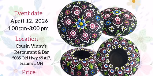 Hanmer-Hoppy Dots & Spring Bloom Dot-Painting Workshop