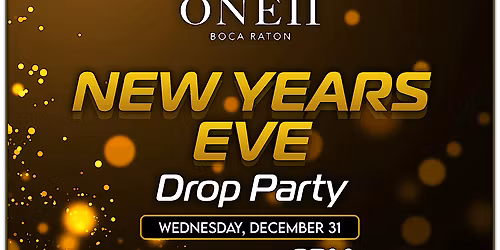 NEW YEAR'S EVE - DROP PARTY @ ONE11