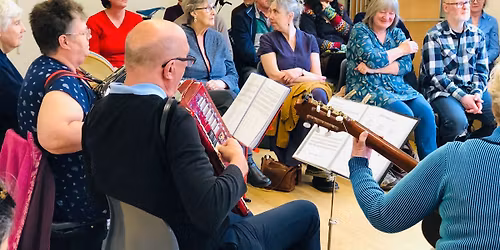 Folk Band Thursday 4th June 1.30pm \u00a35