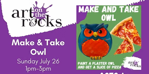 Make and Take Owl Day! Lunch included! Ages 6+