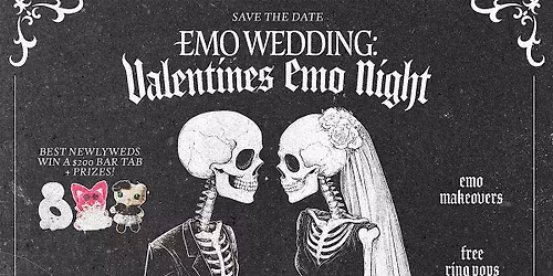 EMO WEDDING VALENTINES EMO NIGHT MONTREAL  @ Turbo Haus
