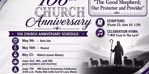 Peoria Friendship M.B Church 106th Church Anniversary 