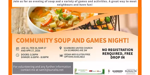 Community Soup and Game Night!