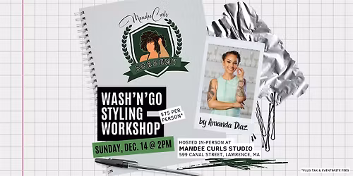 Mandee Curls Academy: Wash'n'Go Styling Workshop