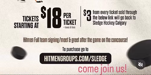 Calgary Hitmen Chuck a Puck For a Cause