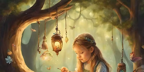 Colgantes M\u00e1gicos de Madera del Bosque Encantado