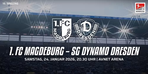 19. Spieltag: 1. FC Magdeburg \u2013 SG Dynamo Dresden