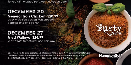 Saturday Chef's Table