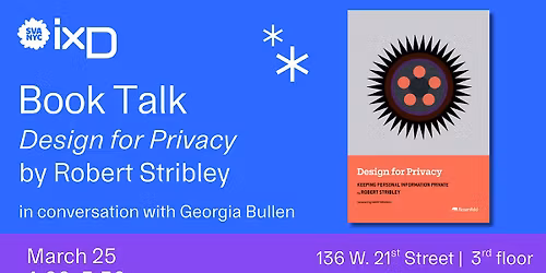 Book Talk: Design for Privacy by Robert Stribley