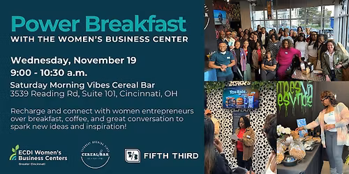 Power Breakfast with the Women's Business Center