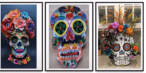 Spooktacular Skulls Holiday Art class