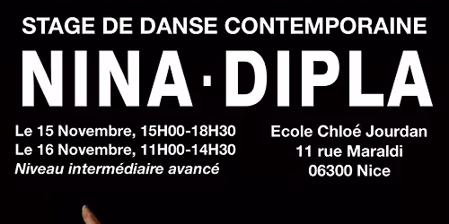 Stage de Danse Contemporaine avec NINA DIPLA