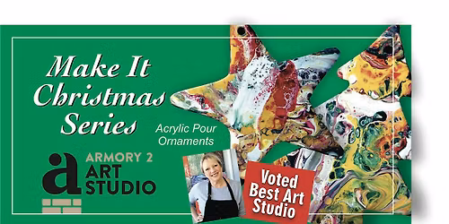 Acrylic Pour Ornaments - Make It Christmas