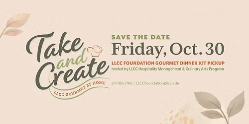 LLCC Foundation Take and Create Curbside Dinner Kit Pickup