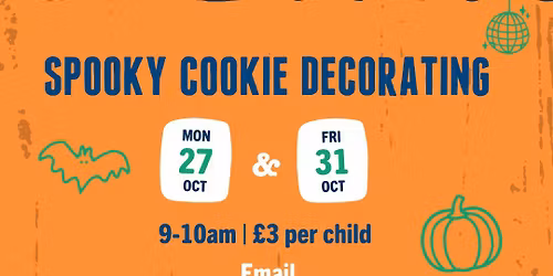 Kids Half-term Halloween Cookie Decorating @ BTP Solihull