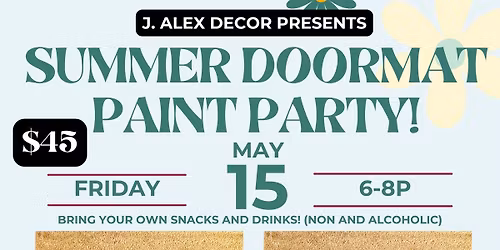 Summer Doormat Paint Party