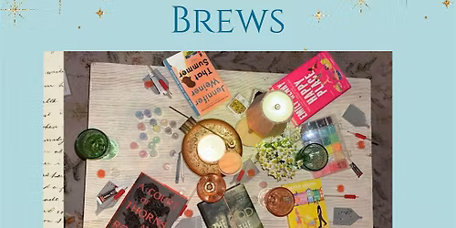 Book Bedazzling and Brews