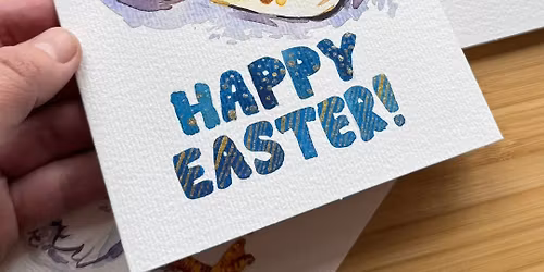Easter Cards Watercolour Workshop with Rita Gould