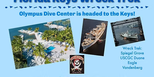 Florida Keys Wreck Trek December 7-13, 2025