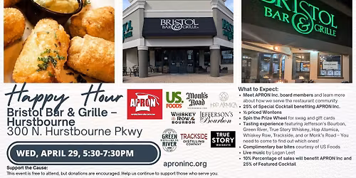 April Happy Hour Bristol Bar & Grille Hurstbourne