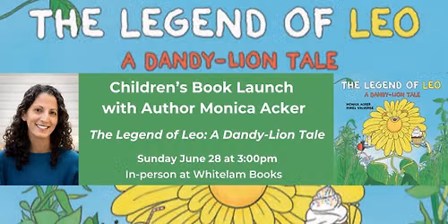 Children's Book Launch with Author Monica Acker