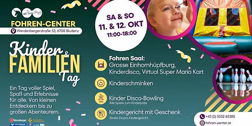 Fohrencenter Kinder & Familientag | Zwei Tage voller Spiel und Spaß