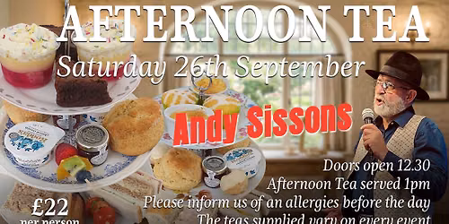 Afternoon Tea with Andy Sissons