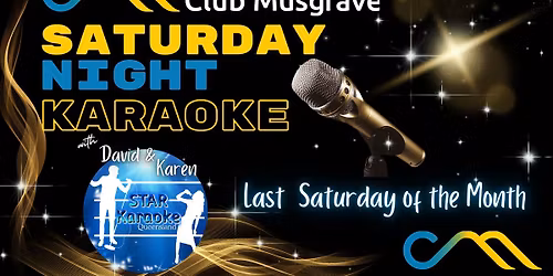 Club Musgrave Saturday Night Karaoke with Star Karaoke Qld