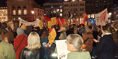 Stopp opprustningsvanviddet! Demonstrasjon mot statsbudsjettet!