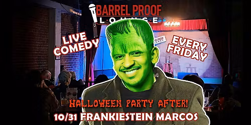 Halloween Night Comedy - Frankie Marcos - Downtown Santa Rosa