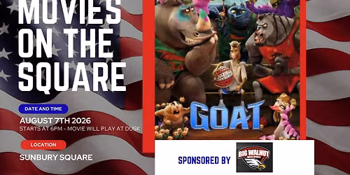 Movies on The Square - GOAT