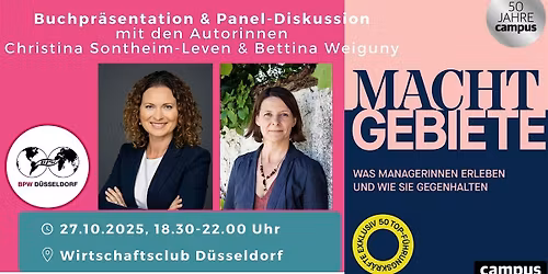 Buchpr\u00e4sentation & Panel-Diskussion \u201eMachtgebiete. ..."