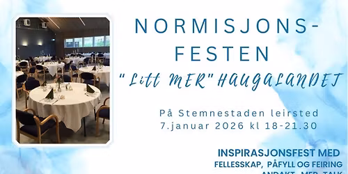 Normisjonsfesten "Litt MER" Haugalandet