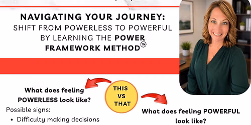 Navigating Your Journey: Shift From Powerless to Powerful by Learning the POWER FRAMEWORK METHOD