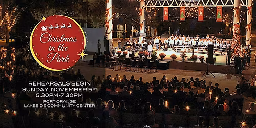 Christmas in the Park 2025 Choir Rehearsals