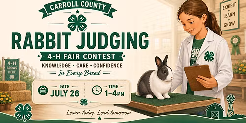 Rabbit Judging County Contest