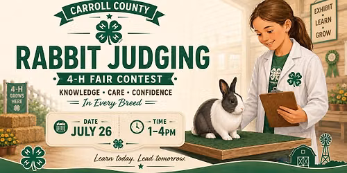Rabbit Judging County Contest