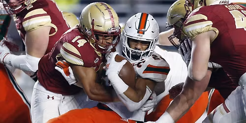 Miami Hurricanes vs. Boston College Eagles
