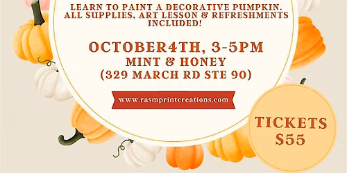 Paint Your Own Pumpkin