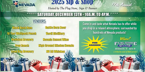 Made in Nevada Sip & Shop