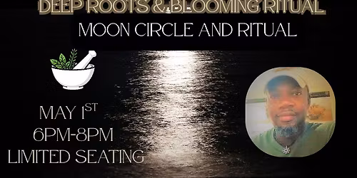 Deep roots & blooming moon circle 